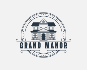 Manor Mansion Property logo design