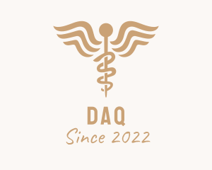 Wings - Medical Caduceus Pharmacy logo design