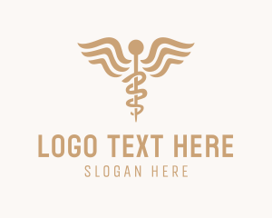 Drug Store - Medical Caduceus Pharmacy logo design