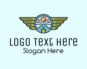 House Winged Badge Logo