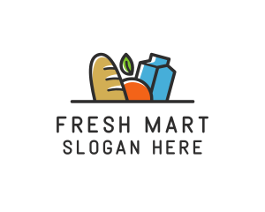 Grocery - Food Milk Groceries logo design