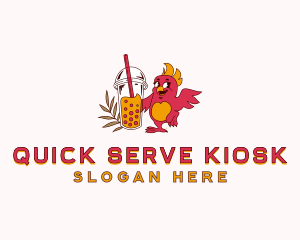 Kiosk - Tapioca Bird Drink logo design