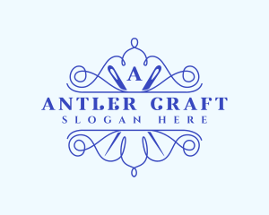 Craft Needle Stitch logo design