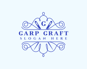 Craft Needle Stitch logo design