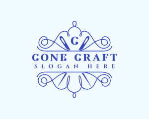 Craft Needle Stitch logo design