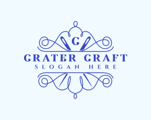 Craft Needle Stitch logo design