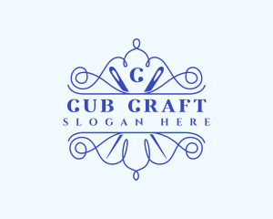 Craft Needle Stitch logo design