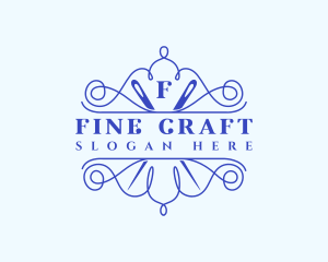 Craft Needle Stitch logo design