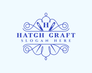 Craft Needle Stitch logo design