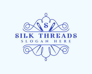 Weaving - Craft Needle Stitch logo design