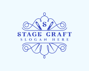 Craft Needle Stitch logo design