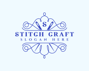 Craft Needle Stitch logo design