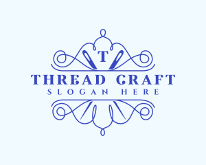 Stitching - Craft Needle Stitch logo design