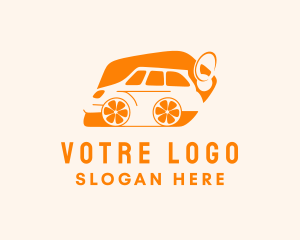 Car Orange Tag Logo