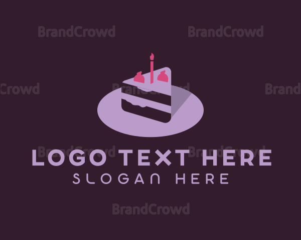 Strawberry Pastry Cake Logo