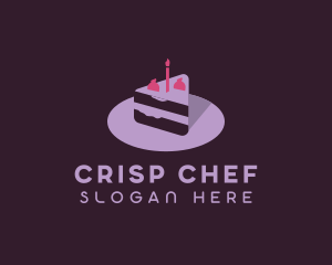 Strawberry Pastry Cake logo design