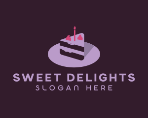 Strawberry Pastry Cake logo design