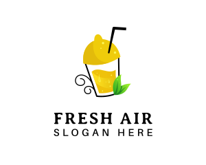 Fresh Lemon Juice logo design