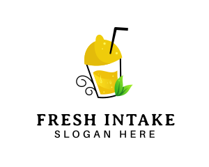 Fresh Lemon Juice logo design