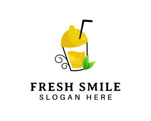 Fresh Lemon Juice logo design