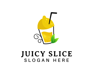 Fresh Lemon Juice logo design