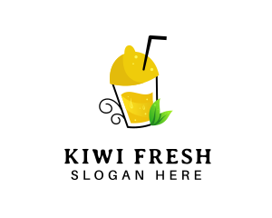 Fresh Lemon Juice logo design