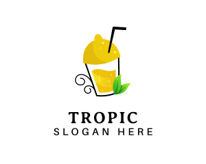 Fresh Lemon Juice logo design