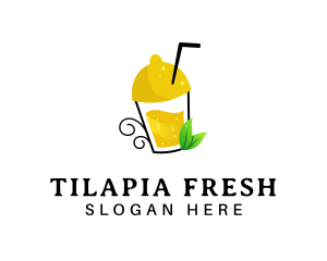 Fresh Lemon Juice logo design