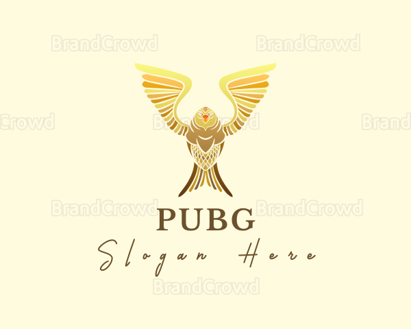 Golden Premium Owl Logo