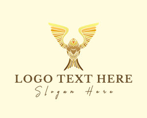 Golden - Golden Premium Owl logo design