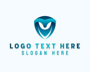 It - Tech Shield Developer logo design