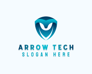 Tech Shield Developer logo design