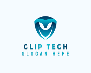 Tech Shield Developer logo design