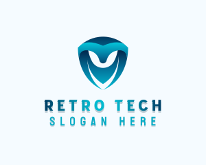 Tech Shield Developer logo design