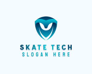 Tech Shield Developer logo design