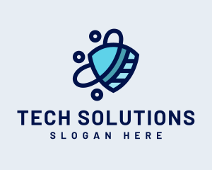 Solutions - Cyber Security Privacy logo design