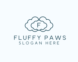 Fluffy - Weather Sky Cloud logo design