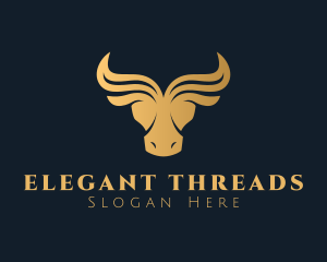 Luxurious Bull Business logo design