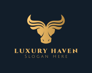 Luxurious Bull Business logo design