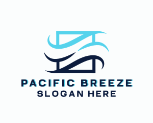Creative Wave Breeze logo design