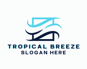 Creative Wave Breeze logo design