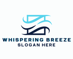 Creative Wave Breeze logo design