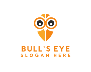 Owl Bird Eye logo design