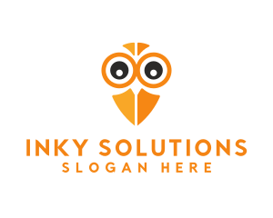 Owl Bird Eye logo design