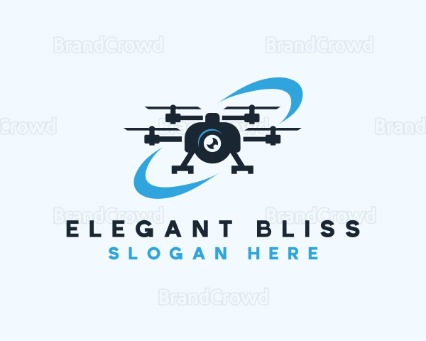 Drone Flying Camera Logo