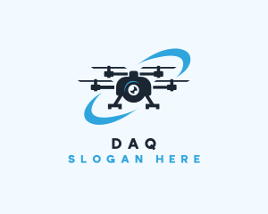 Drone Flying Camera Logo