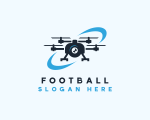 Drone Flying Camera Logo
