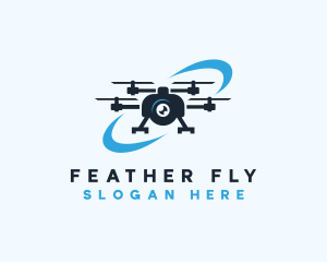 Drone Flying Camera logo design