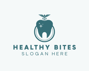 Tooth Dentist Healthcare logo design