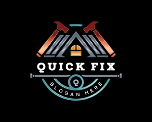 Roof Fix Construction logo design